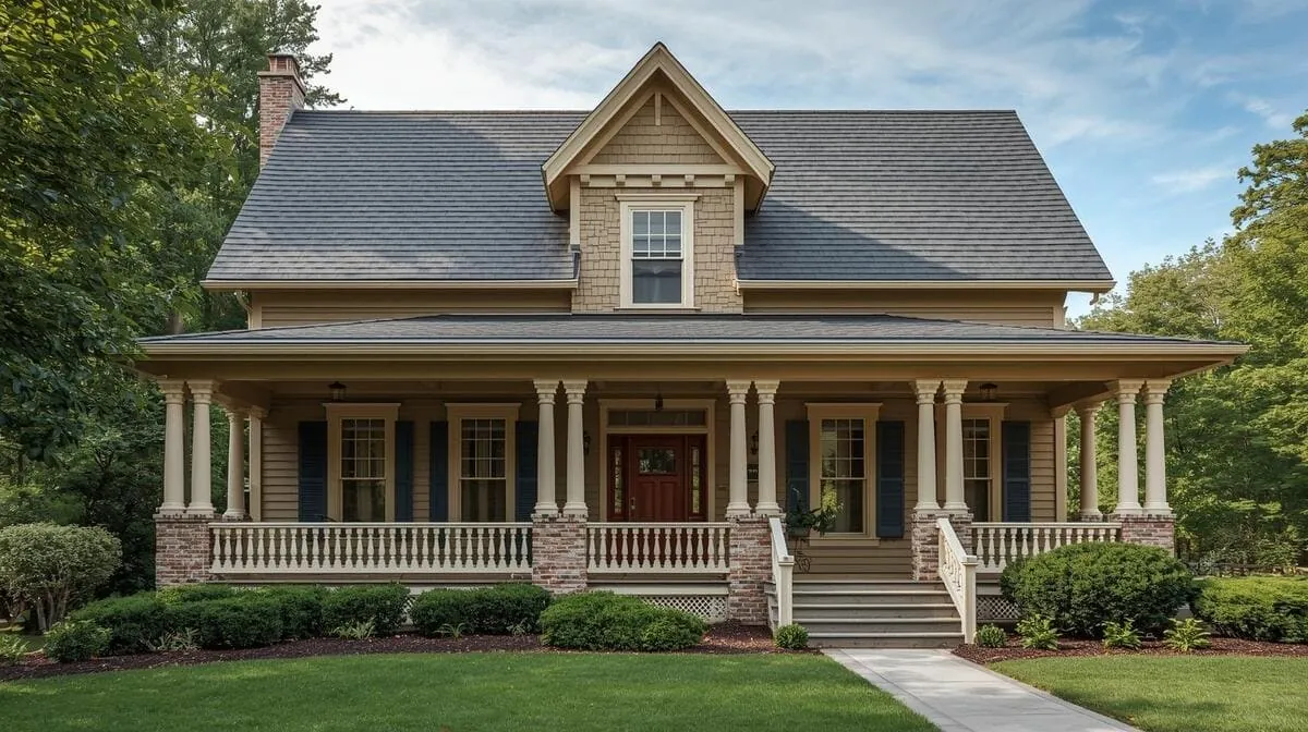 Old historic looking home in Grand Rapids michigan