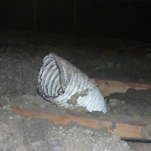 Improper attic moisture