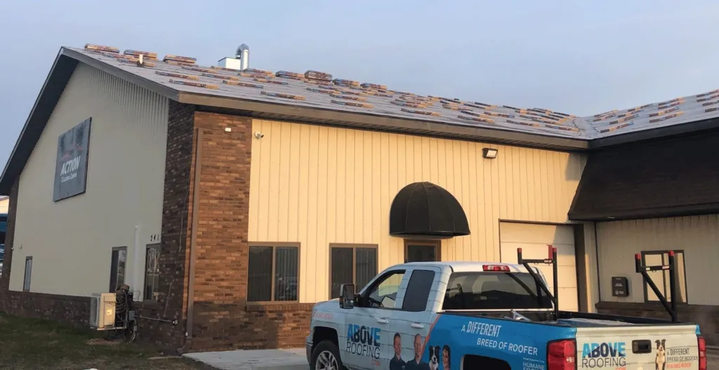 Above Roofing commercial reroof project