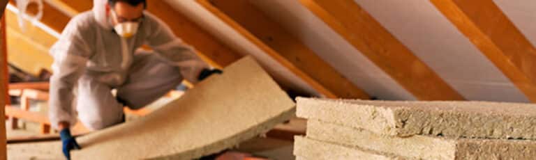Adding thermal insulation in the attic under the roof