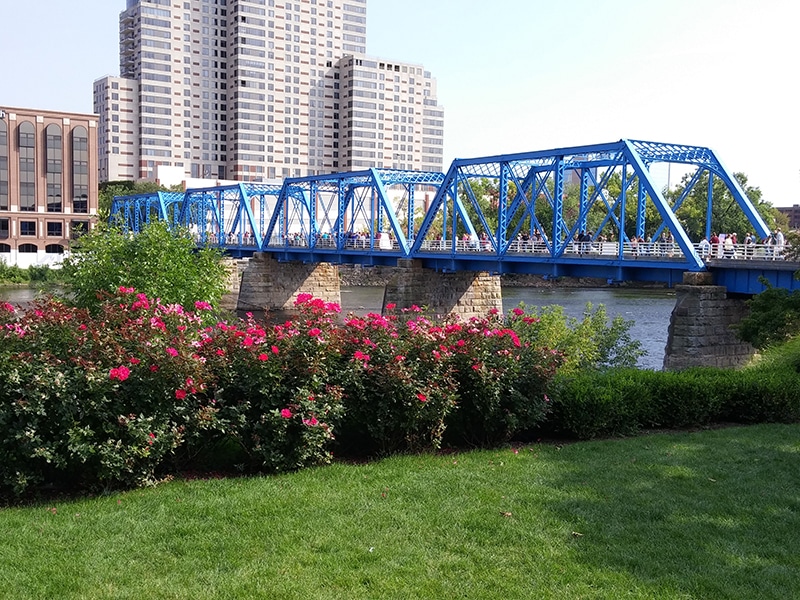 Bridge in Grand Rapids Michigan