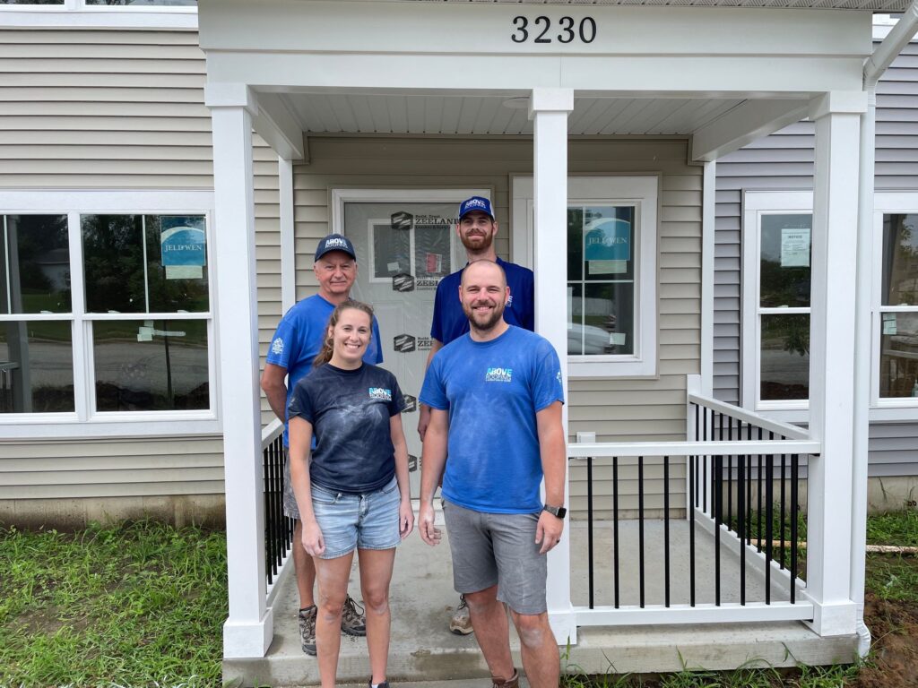 Above Roofing Team Volunteers For Habitat For Humanity