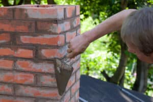 Sealing chimney of home