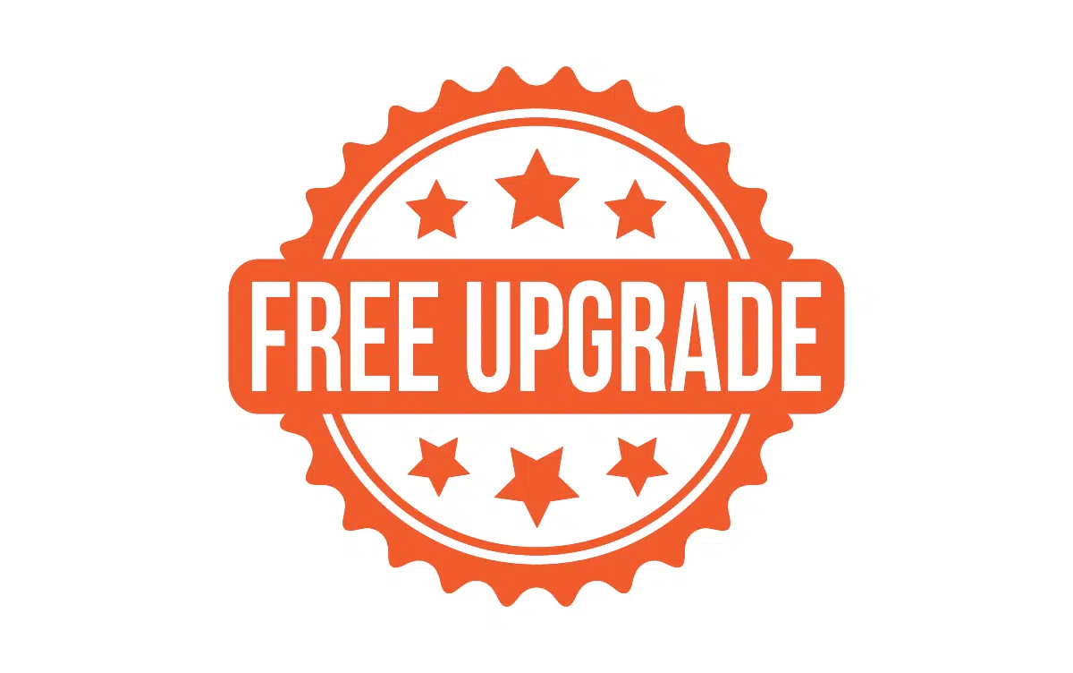 free upgrade graphic