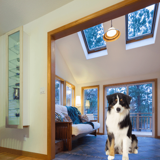 Rocket enjoying Skylights